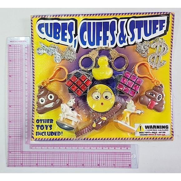 Vintage Vending Display Board Cubes Cuffs and Stuff 0419 - Picture 1 of 2